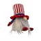 6" Lighted Americana Boy 4th of July Patriotic Gnome